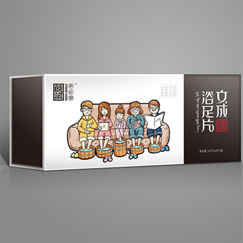 文成公主浴足片包裝設(shè)計