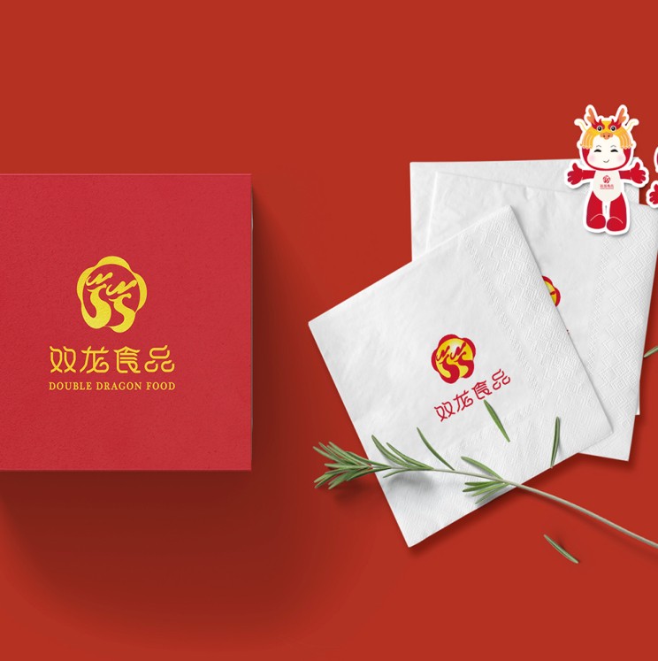 雙龍食品LOGO、VI設計